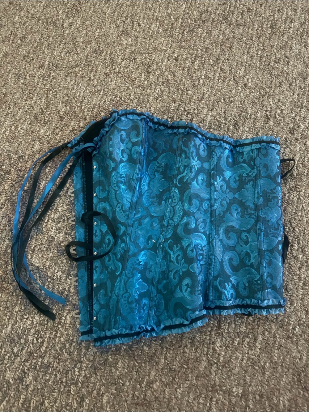 Blue Women’s Corset Top